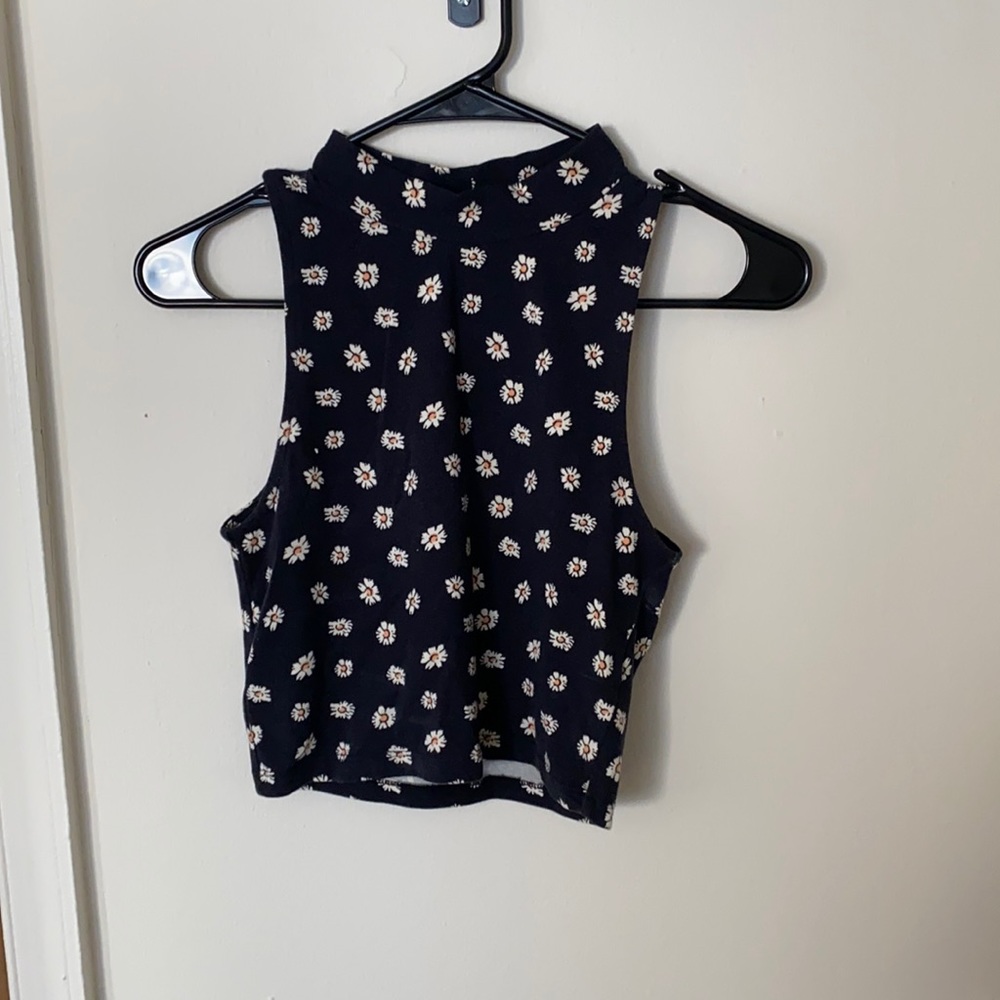 High neck tank top